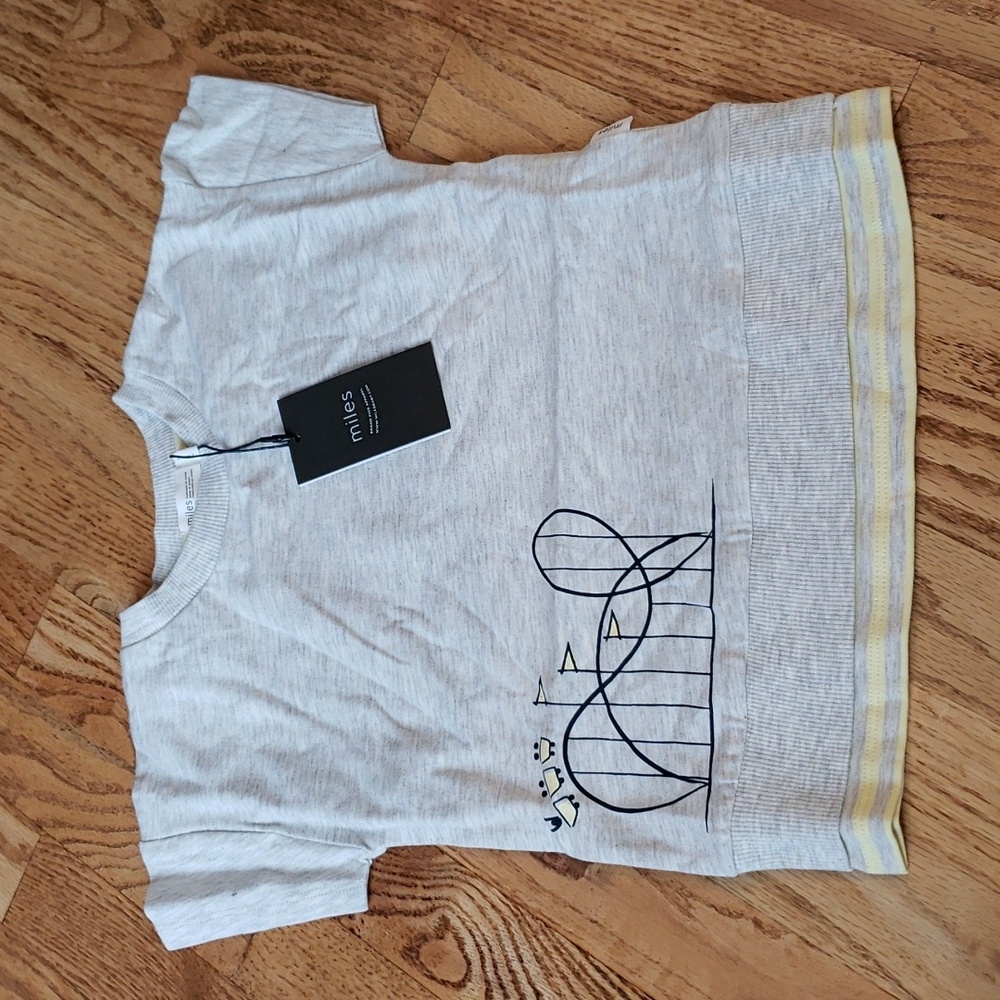 (4Y) NWT Miles Grand Kids Apparel Graphic Casual Classic New Unisex Comfort